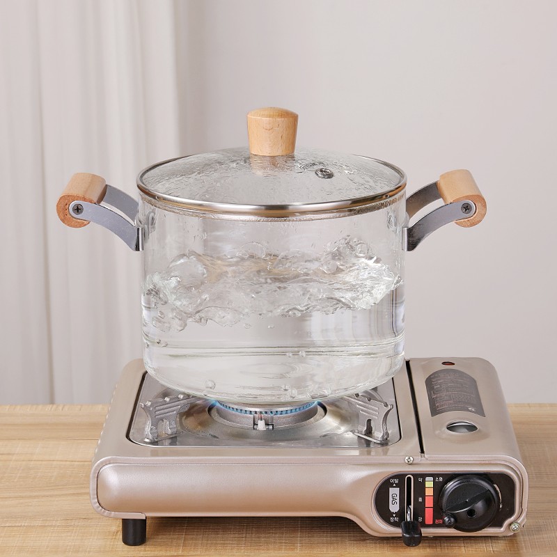 Zal de kookpot van het glas ontploffen?