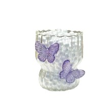 Creatieve driedimensionale vlinderblaadjesglasbeker