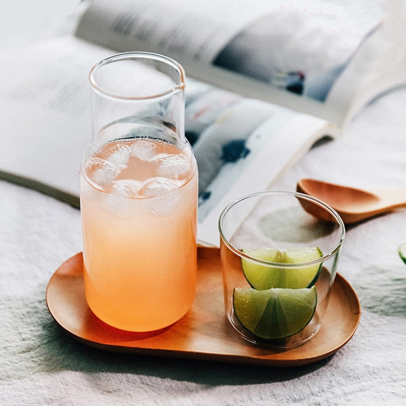 Huishoudelijke koude ketel van borosilicaatglas, één kopje, één kopje