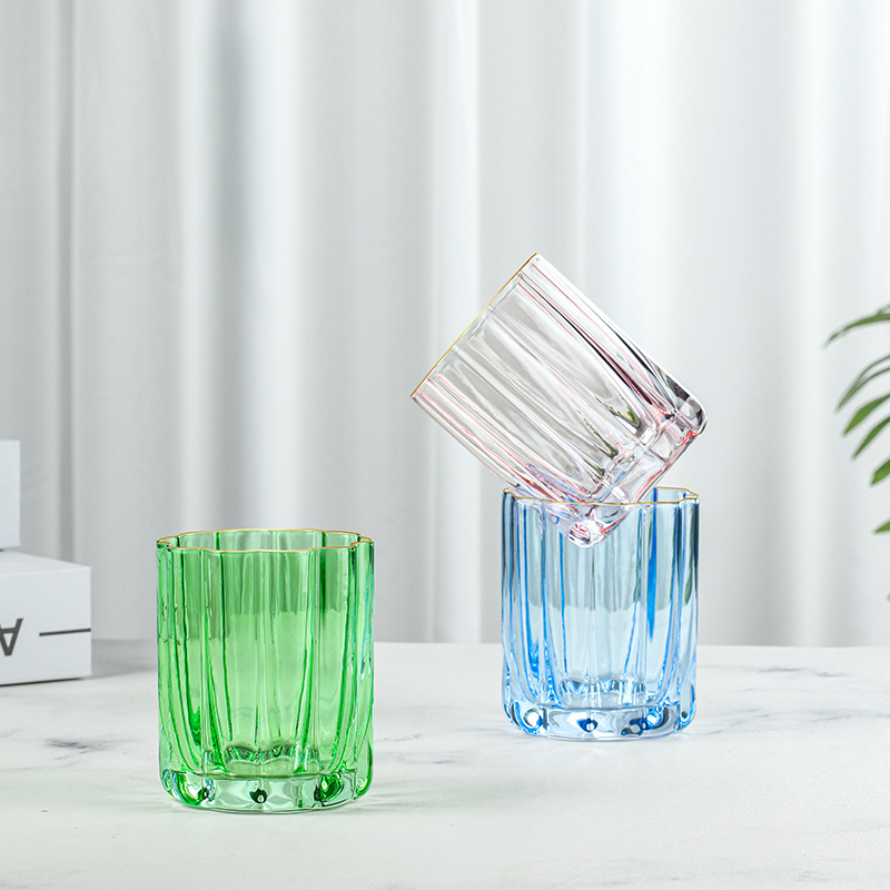 Scandinavische stijl Lotus glazen waterbeker